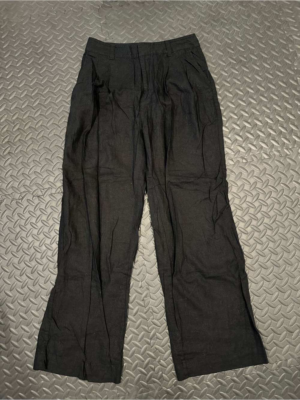 GAP Black Wide-Leg Dress Pants